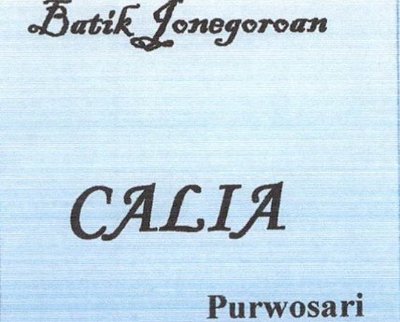 Trademark CALIA