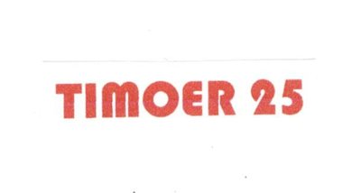 Trademark TIMOER 25