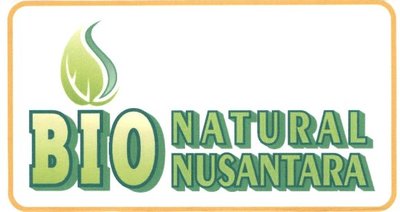 Trademark BIO NATURAL NUSANTARA + Logo