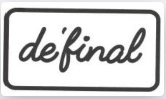 Trademark DE`FINAL