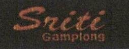 Trademark SRITI GAMPLONG