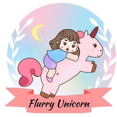 Trademark Flurry Unicorn