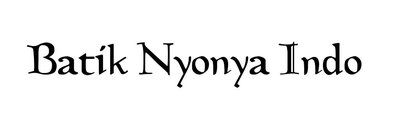 Trademark Batik Nyonya Indo