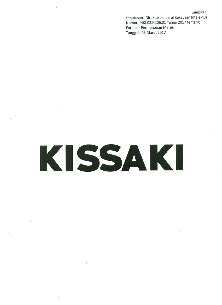 Trademark KISSAKI