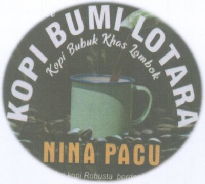 Trademark KOPI BUMI LOTARA NINA PACU