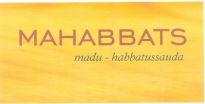 Trademark MAHABBATS madu - habbatussauda