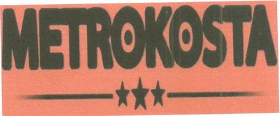 Trademark METROKOSTA