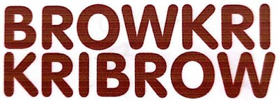 Trademark BROWKRI KRIBROW