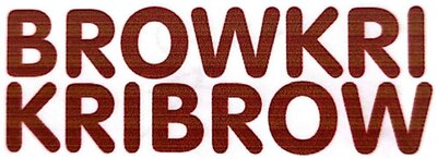 Trademark BROWKRI KRIBROW