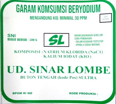 Trademark SINAR LOMBE