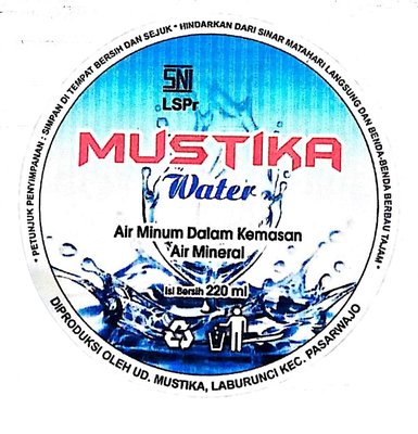 Trademark MUSTIKA WATER
