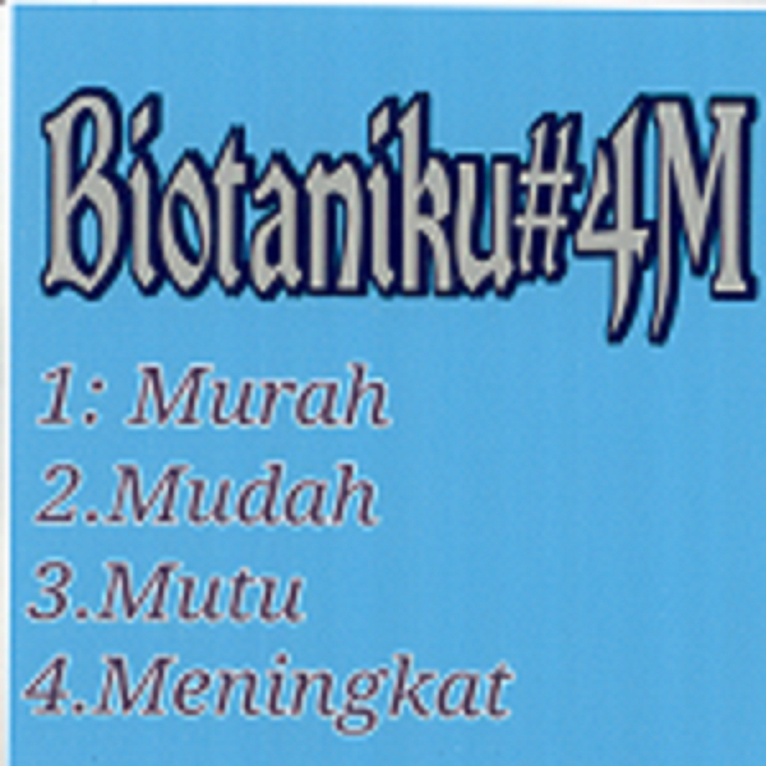 Trademark Biotaniku#4M