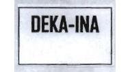 Trademark DEKA-INA