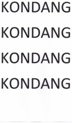 Trademark KONDANG