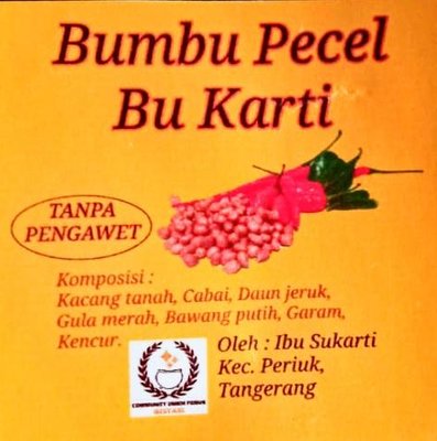 Trademark BUMBU PECEL BU KARTI & LOGO