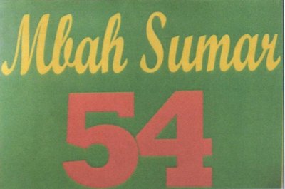 Trademark MBAH SUMAR 54