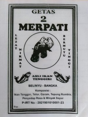 Trademark GETAS 2 MERPATI