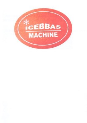 Trademark ICEBBAS MACHINE