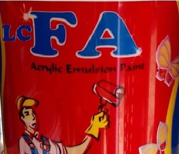 Trademark LCFA Acrylic Emulsion Paint & Gambar