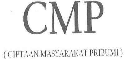 Trademark CMP (CIPTAAN MASYARAKAT PRIBUMI)