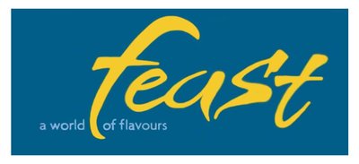 Trademark Feast a world of flavours logo