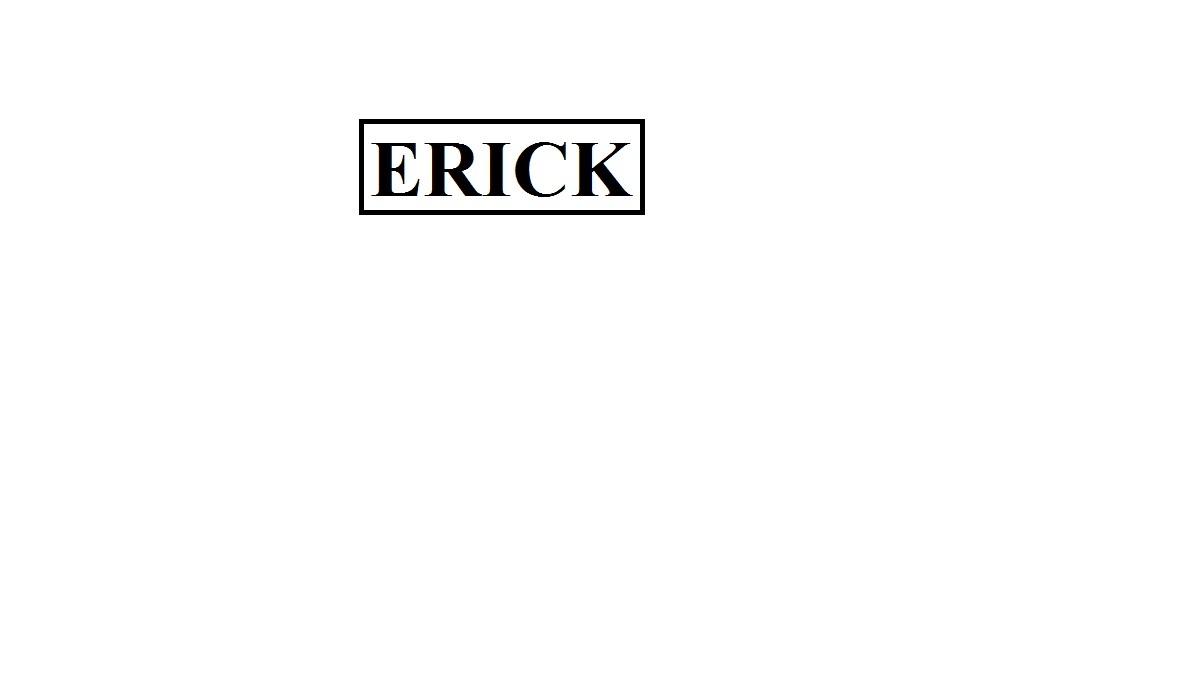 Trademark ERICK