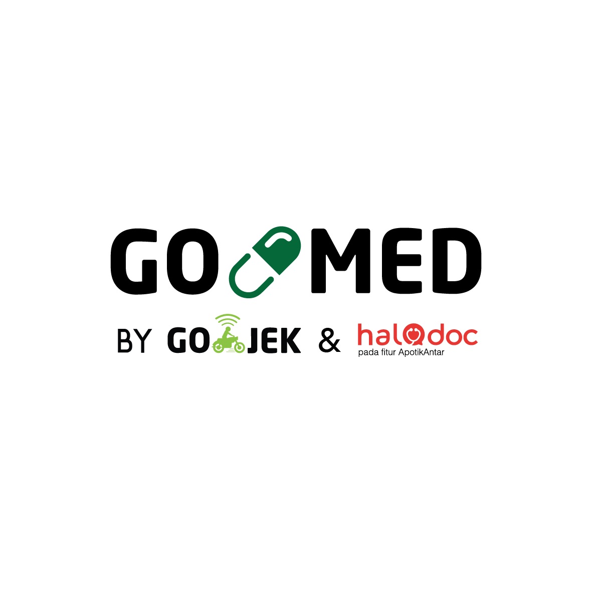 Trademark GO-MED BY GO-JEK & HALO DOC