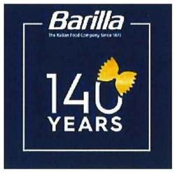 Trademark Barilla The Italian Food Company-Since 1877. 140 YEARS