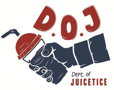 Trademark D.O.J Dept of Juicetice dan Lukisan