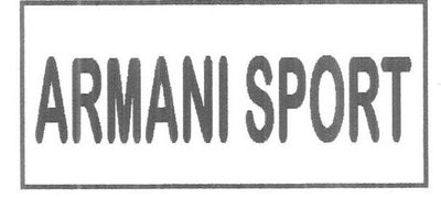 Trademark ARMANI SPORT