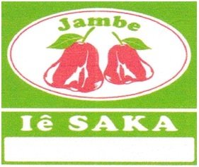 Trademark JAMBE Ie SAKA = JAMBU AIR GULA + LUKISAN