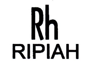 Trademark RIPIAH + LOGO RH