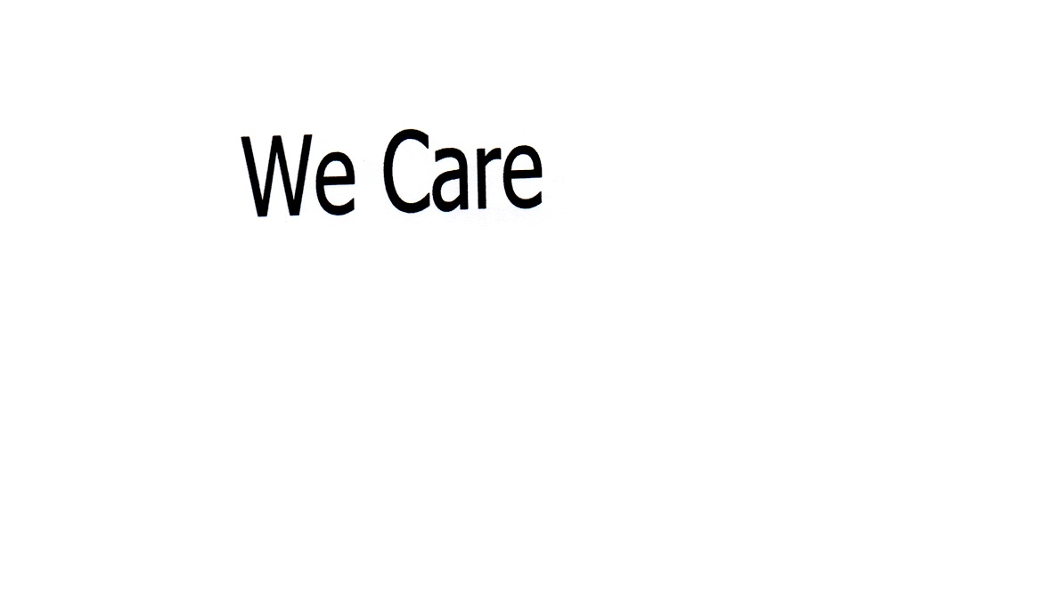 Trademark We Care