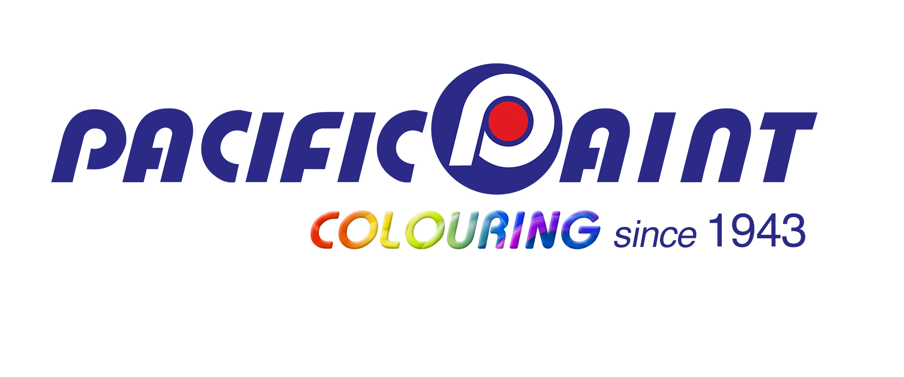 Trademark PACIFIC PAINT COLOURING since 1943 dan Logo