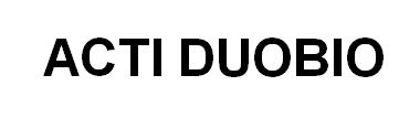 Trademark ACTI DUOBIO