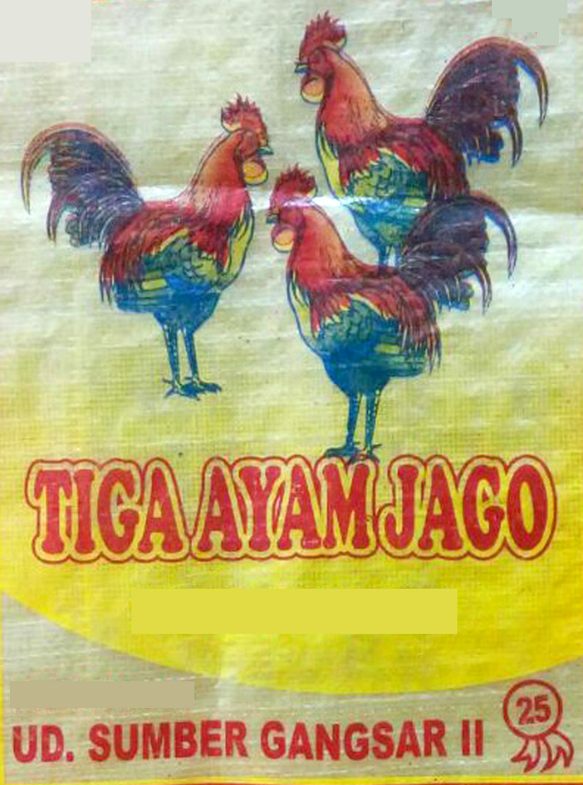 Trademark TIGA AYAM JAGO UD SUMBER GANGSAR II 25