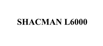 Trademark SHACMAN L6000