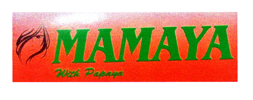 Trademark MAMAYA WITH PAPAYA DAN LOGO