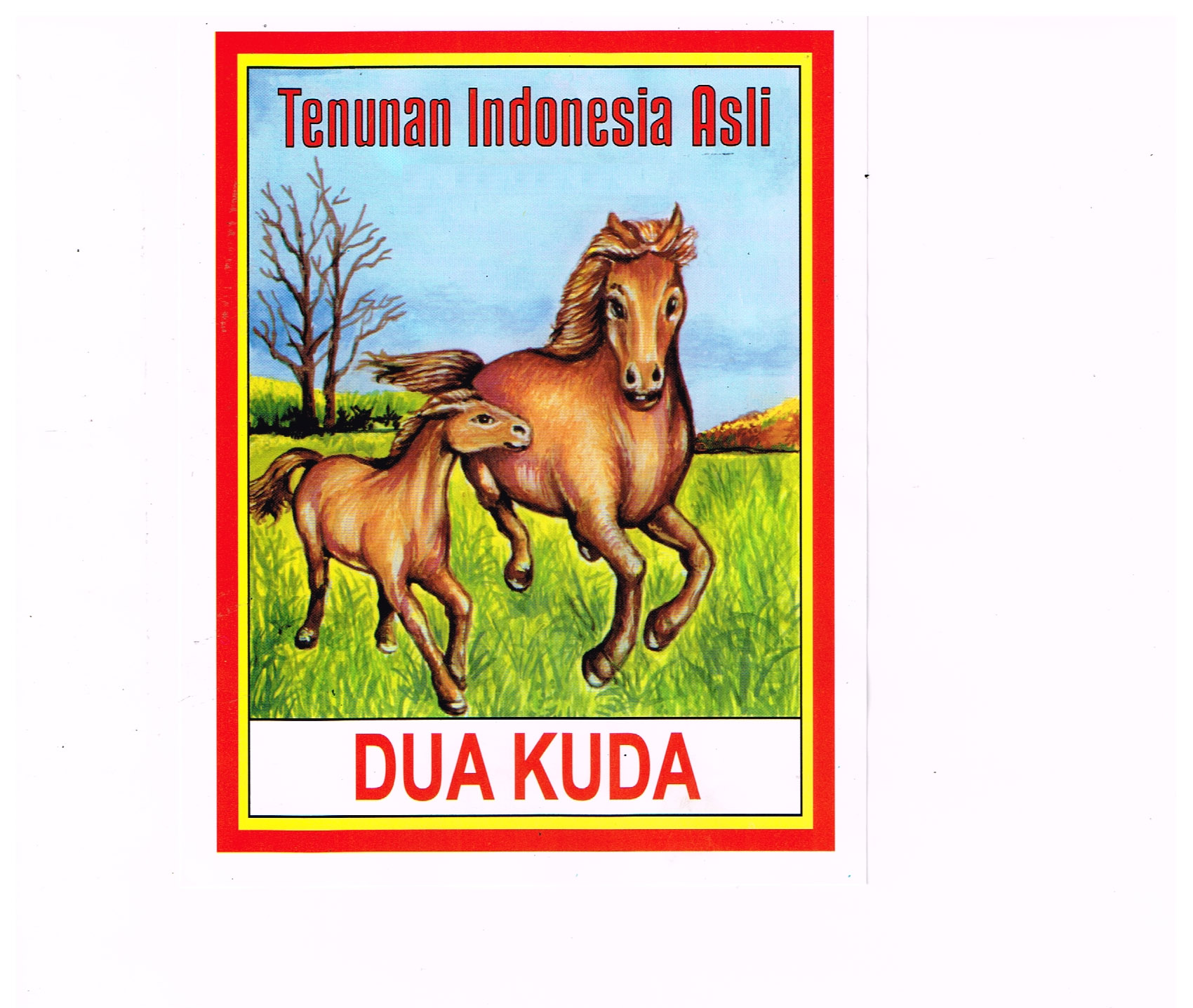 Trademark TENUNAN INDONESIA ASLI DUA KUDA