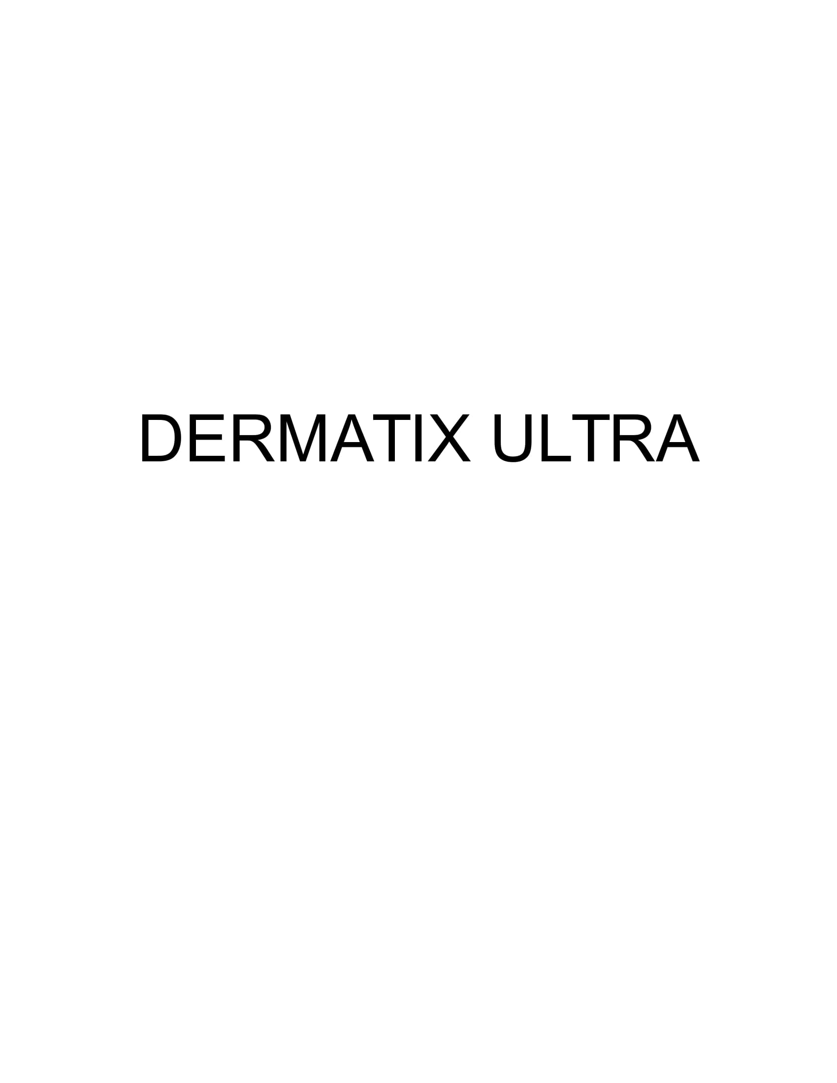 Trademark DERMATIX ULTRA