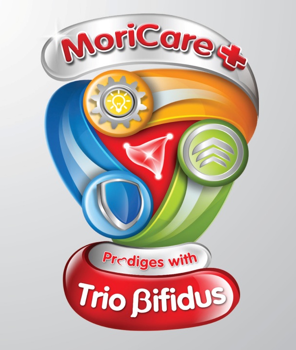 Trademark MoriCare+ Prodiges with Trio Bifidus & Logo