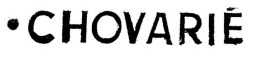 Trademark CHOVARIE