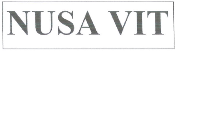 Trademark NUSA VIT