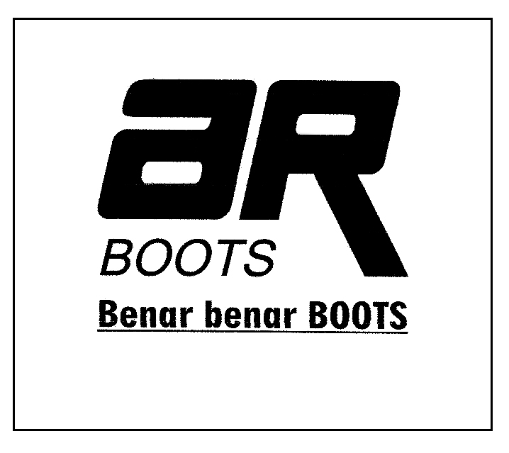 Trademark AR BOOTS Benar Benar BOOTS