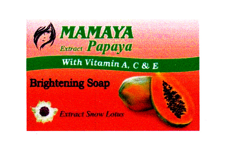 Trademark MAMAYA EXTRACT PAPAYA DAN LOGO