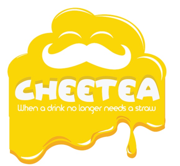 Trademark CHEETEA When a drink no longer needs a straw + Logo