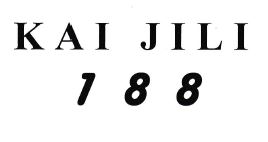 Trademark KAI JILI 188