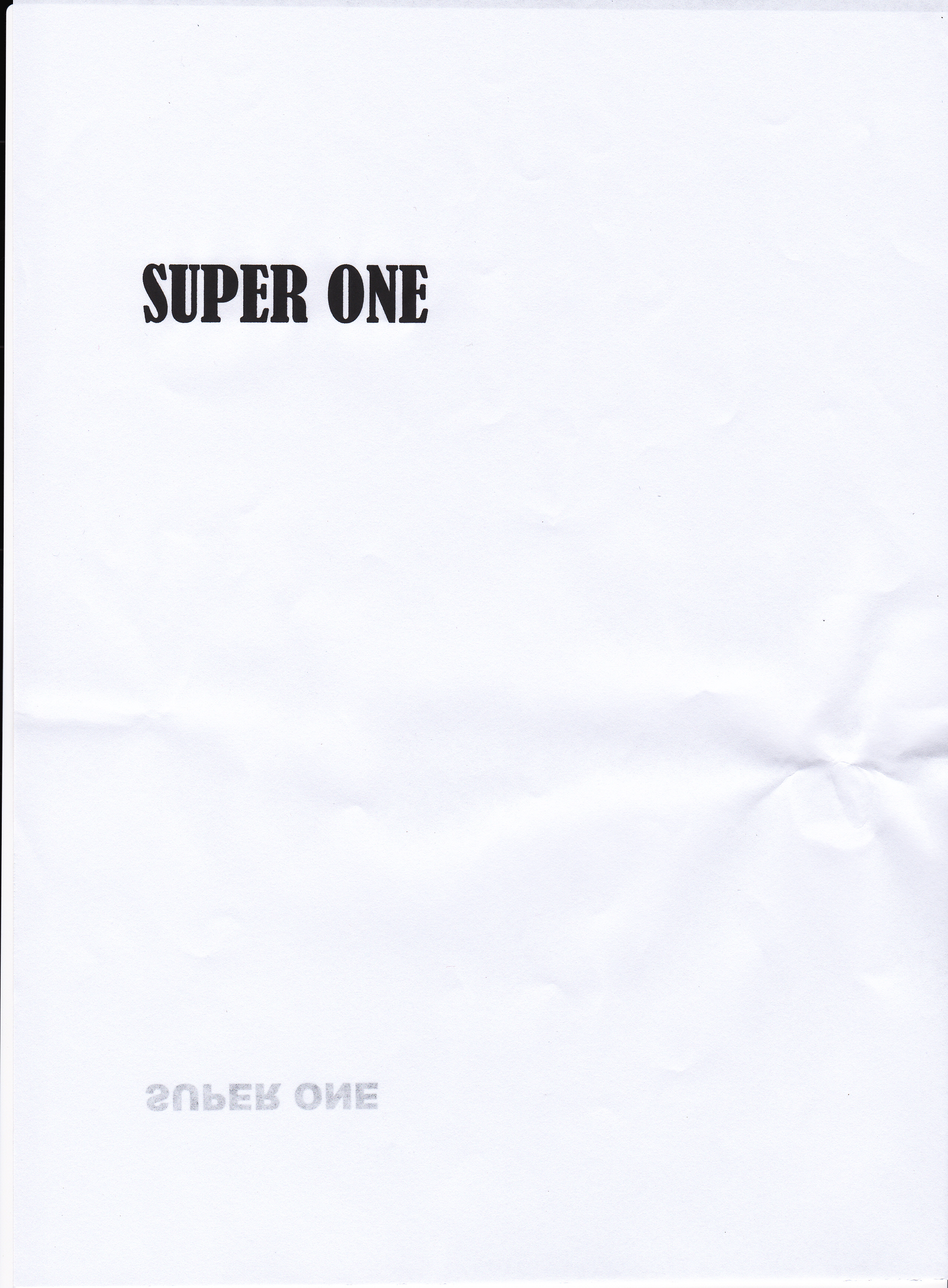 Trademark SUPER ONE