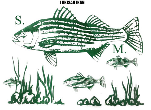 Trademark Lukisan Ikan