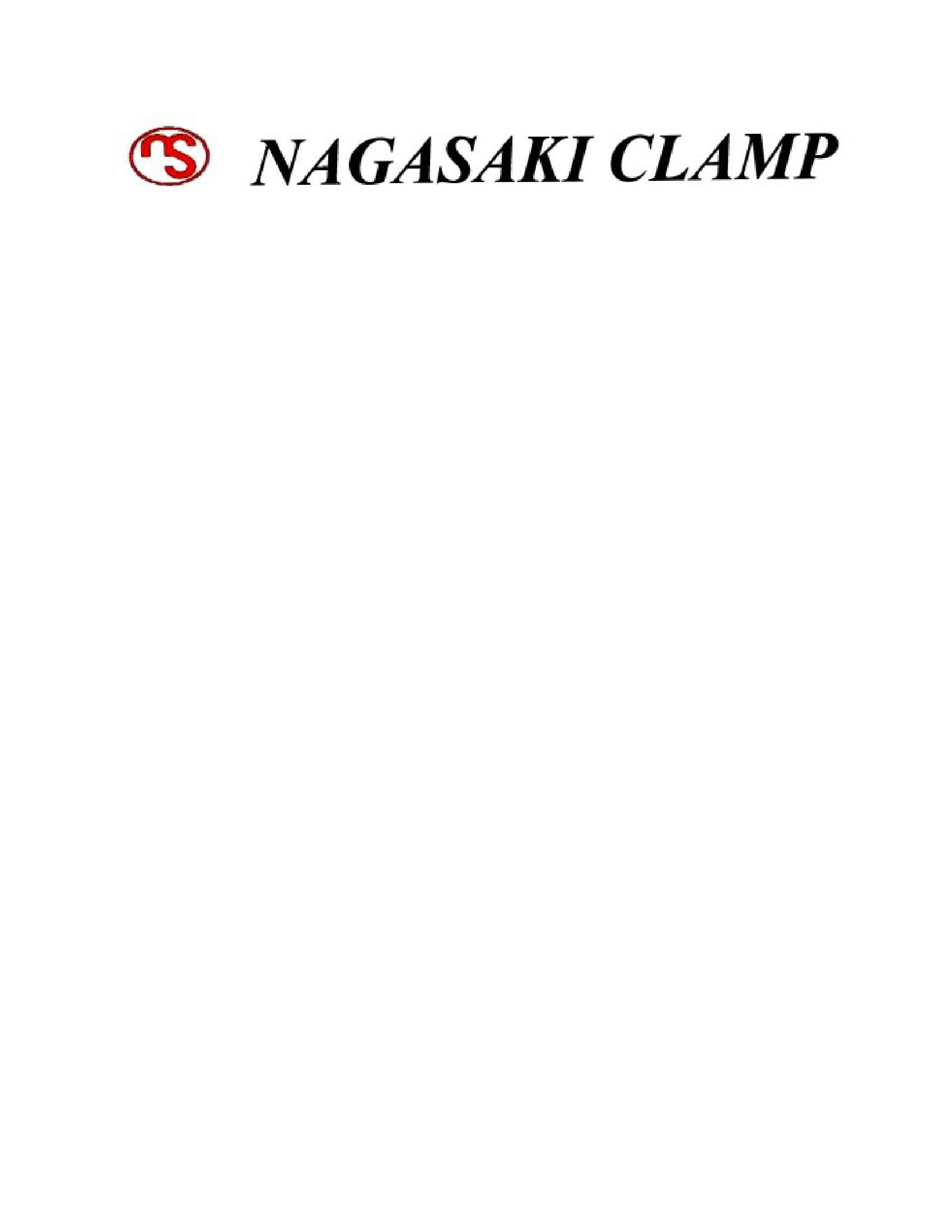 Trademark NAGASAKI CLAMP dan Logo